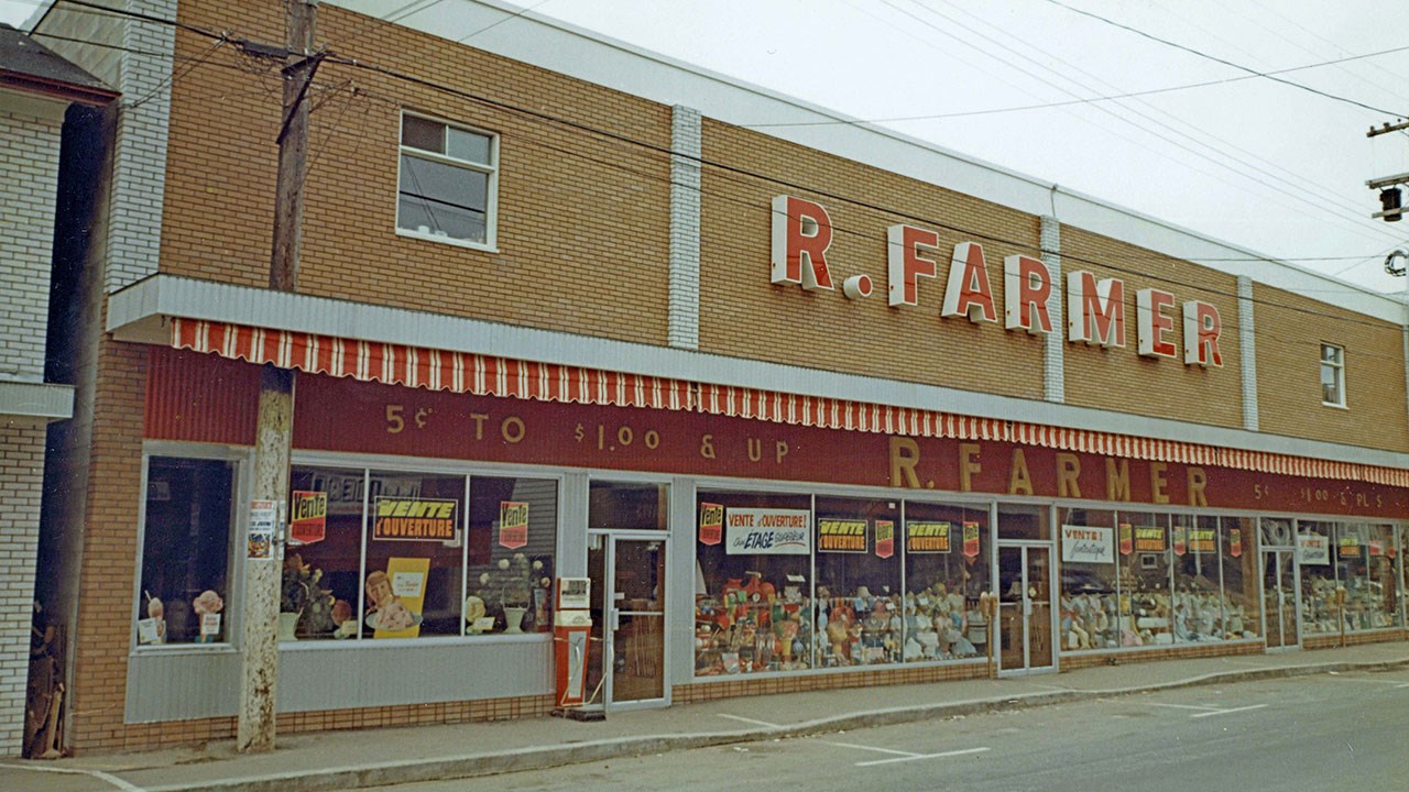Le fameux magasin Farmer 5-10-15