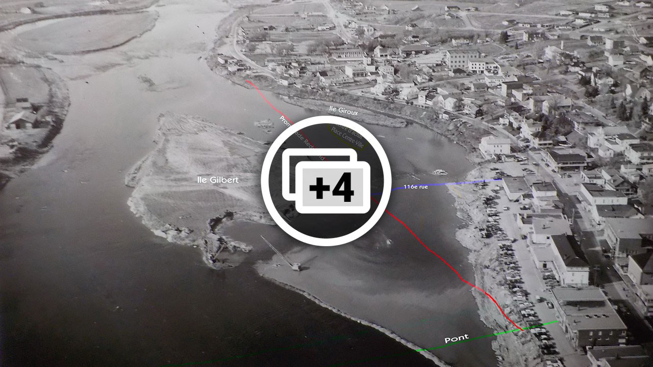 ENLÈVEMENT DE L' ILE GILBERT ET EXHAUSSEMENT DE L'ILE GIROUX