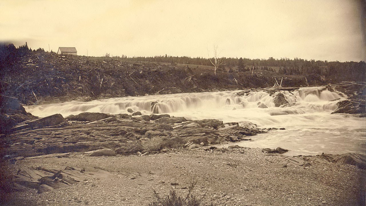 Le ruisseau Stafford près du grand sault de la Chaudière