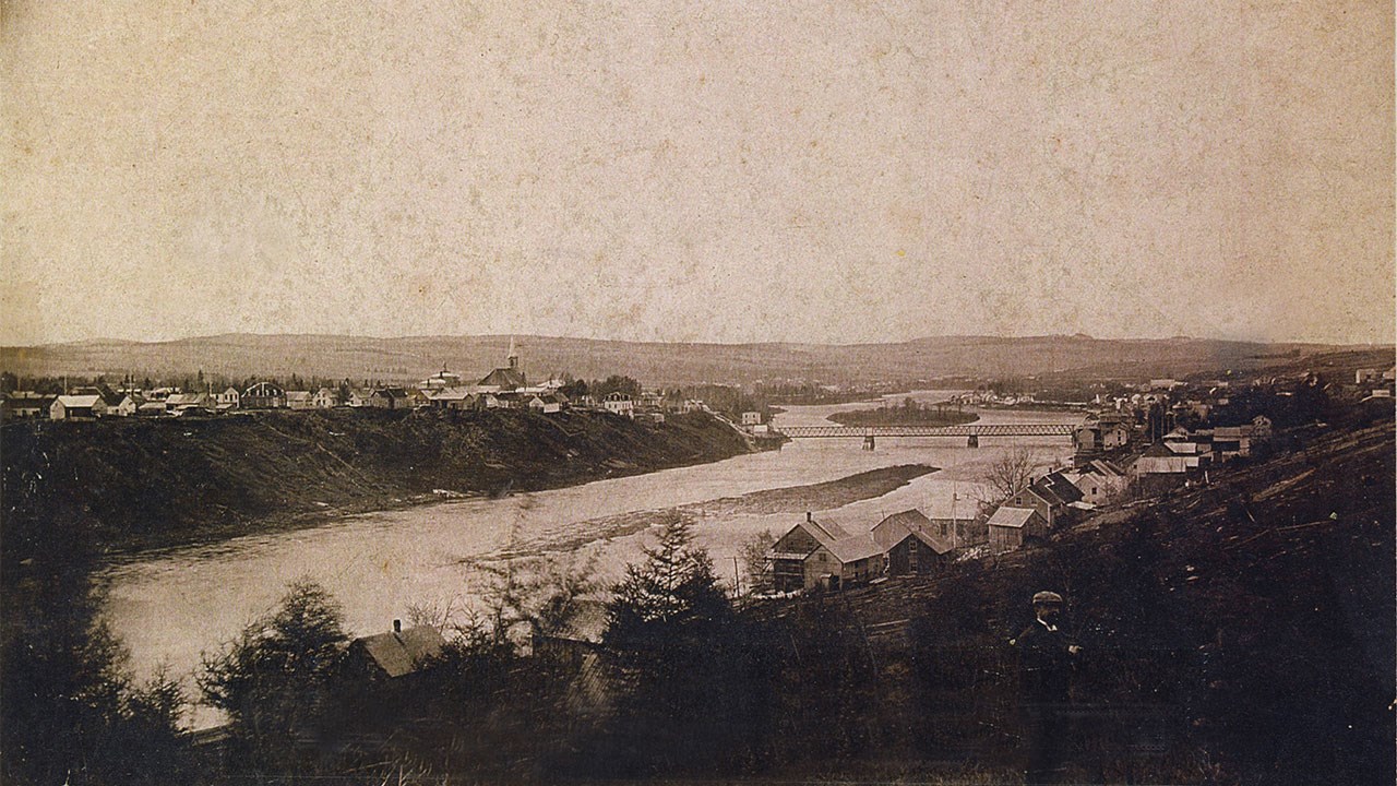 LA MAISON D'EDMOND VEILLEUX EN 1894