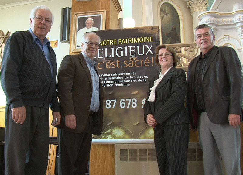 Robert Dutil annonce un octroi pour la restauration de l'église de Saint-Éphrem
