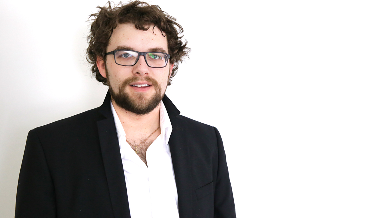Olivier Pouliot-Audet, candidat pour le PQ dans Beauce-Nord.