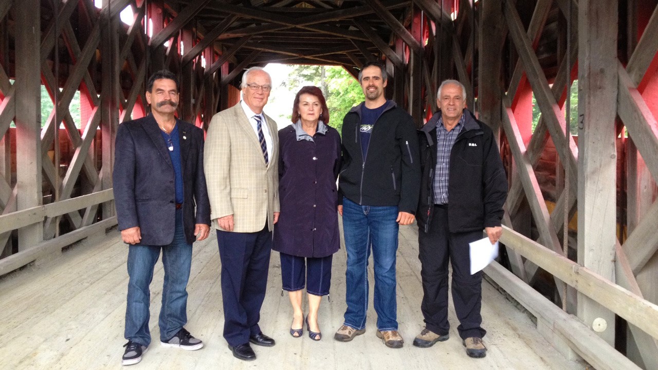 Sainte-Clotilde a un nouveau pont