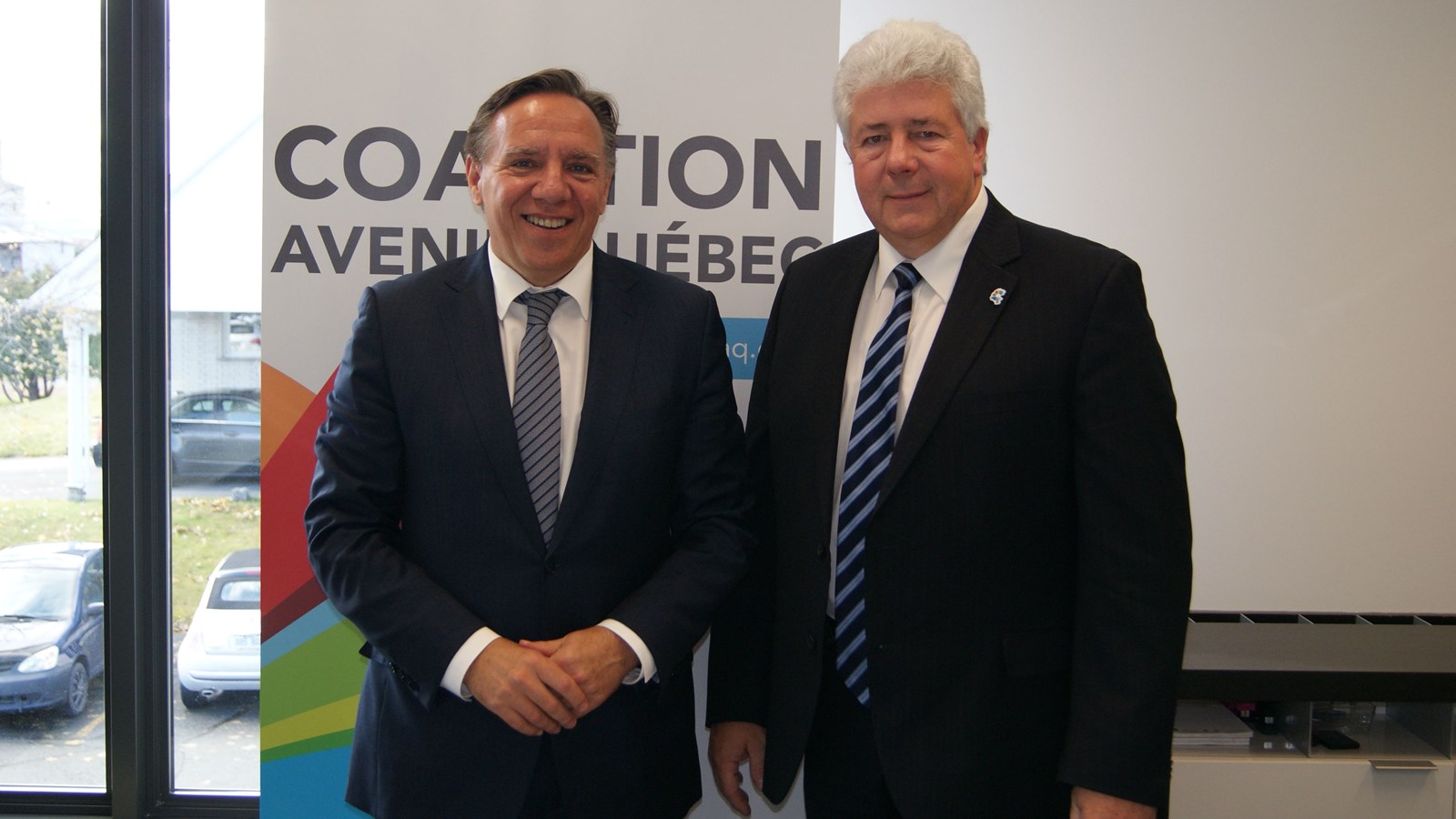 François Legault et Tom Redmond