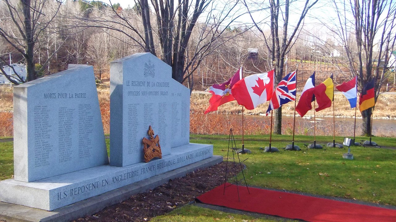 Le Régiment de la Chaudière se souvient