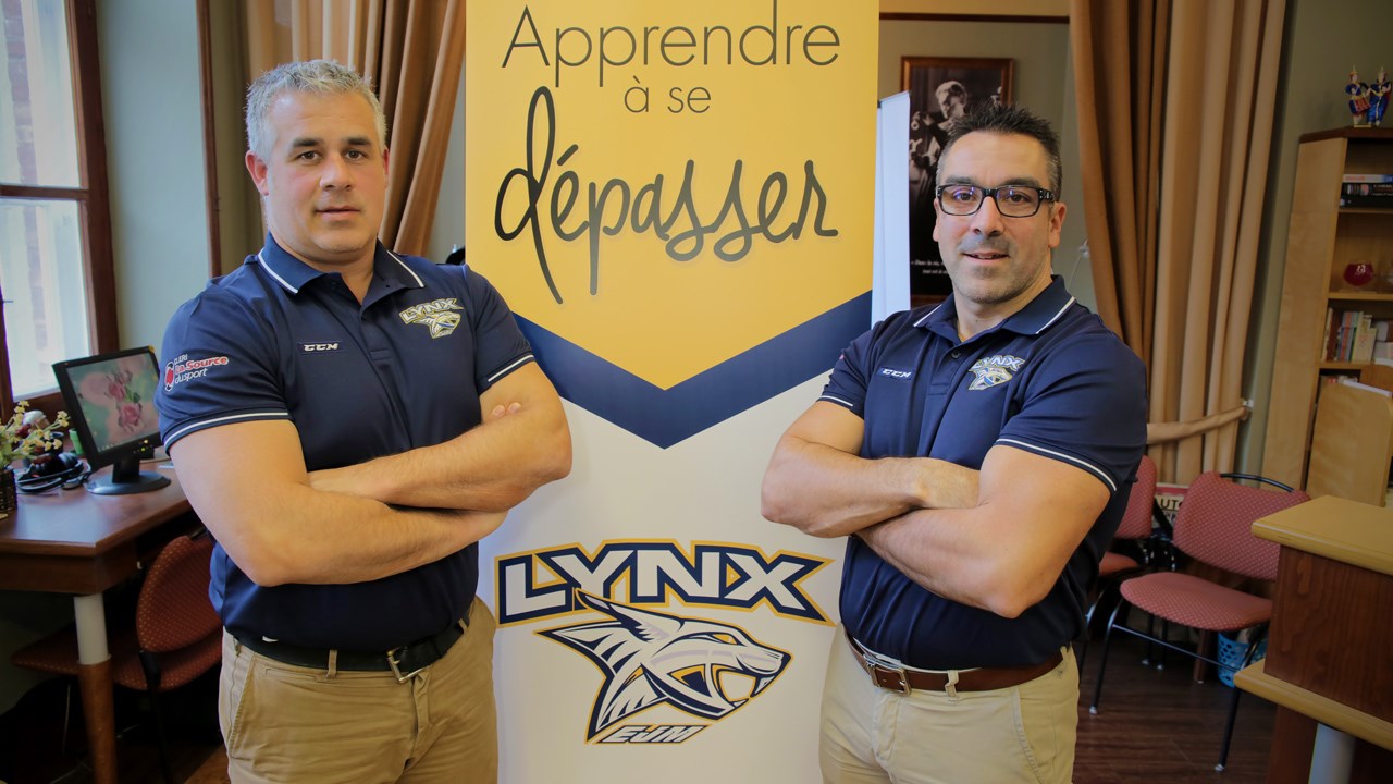De gauche à droite: Raymond Delarosbil et Steve Gosselin prendront en main les jeunes talents.