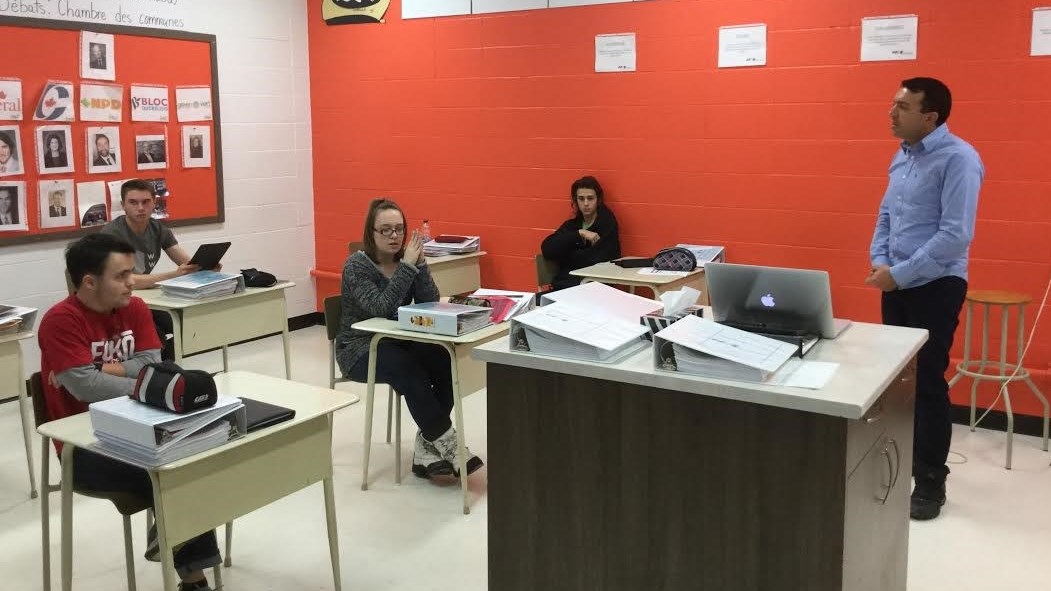 Thierry Karsenti a rencontré les étudiants de CFER de Beauce