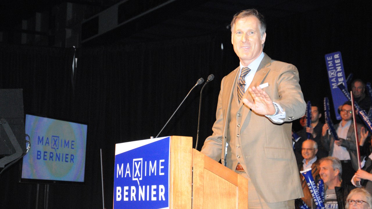 Un appui supplémentaire dans l'Ouest canadien pour Maxime Bernier