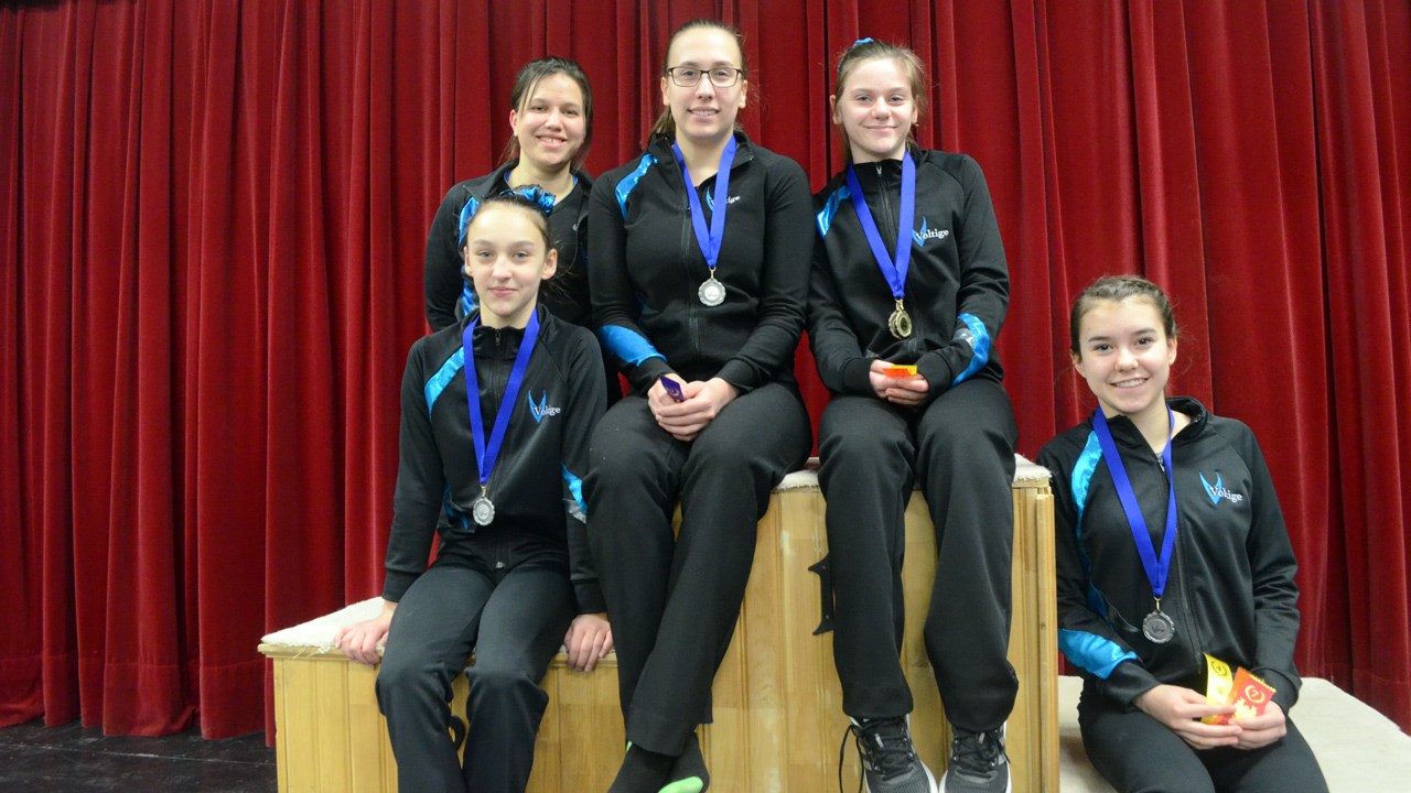 La compétition de gymnastique du club Voltige se termine sur une bonne note