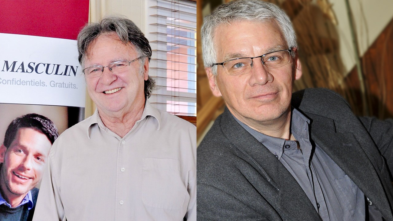 De gauche à droite, Guy Dubé, directeur, et Pierre Pépin, président.