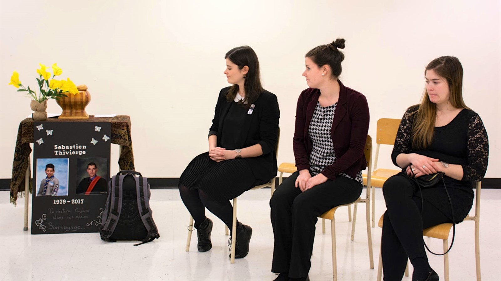 La troupe de théâtre La Meute lors des répétitions de la pièce « Mes sympathies ».