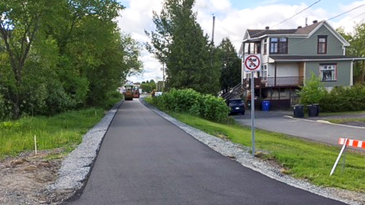 État des travaux de la piste cyclable sur le territoire de la MRC Robert-Cliche