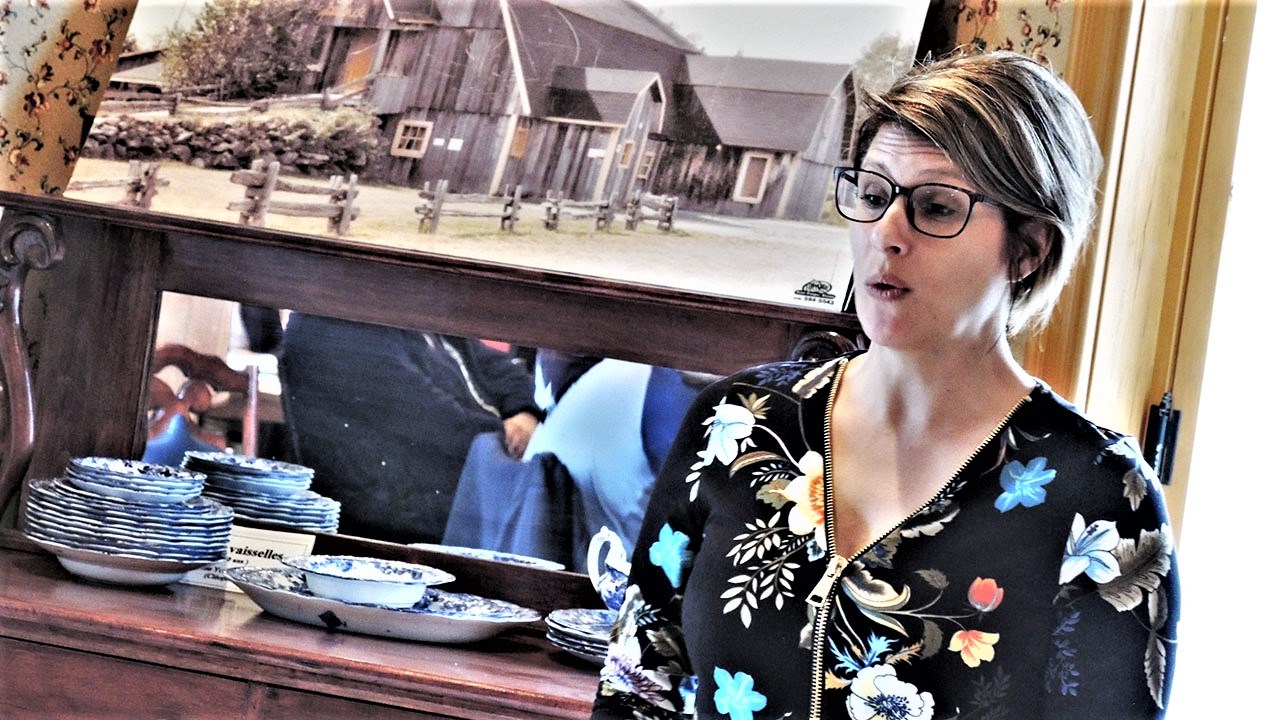 Marie-Claude Paradis, présidente du Conseil d'administration de la corporation du Théâtre du Ganoué.