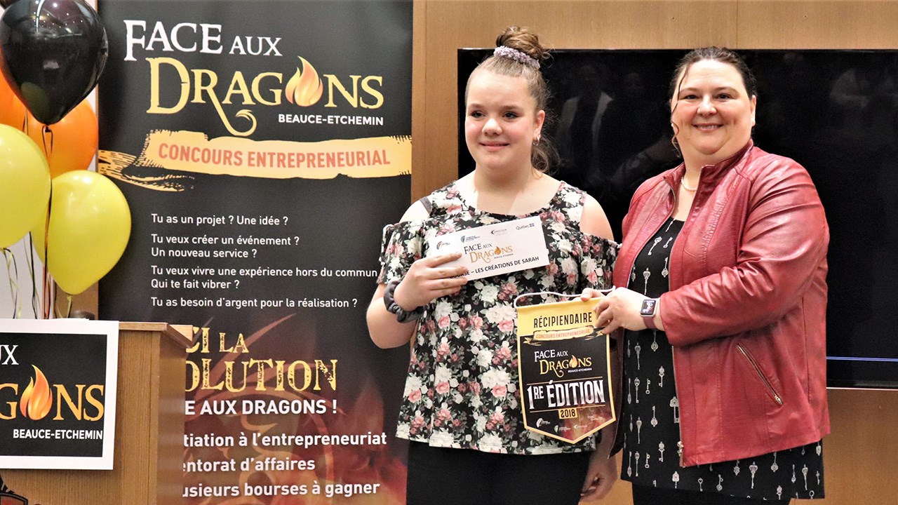 Quelque 4 500 $ remis en bourses lors de la foire de Face aux Dragons Beauce-Etchemin