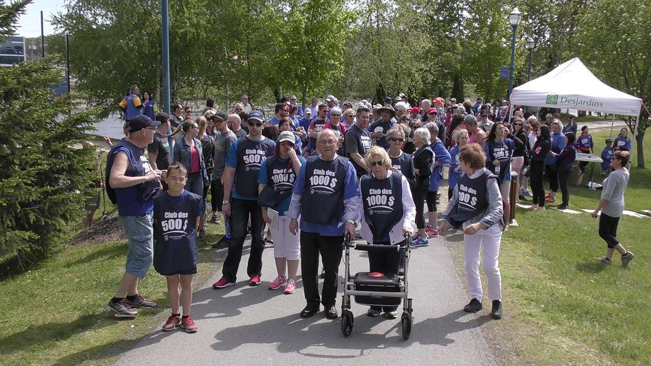 Normand DeLessard présente la 11e Marche pour Alzheimer