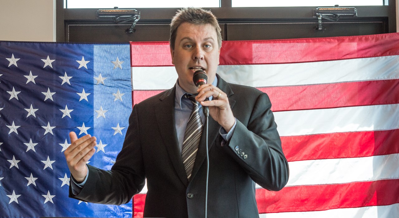 Lancement de la campagne de Hans Mercier pour le Parti 51