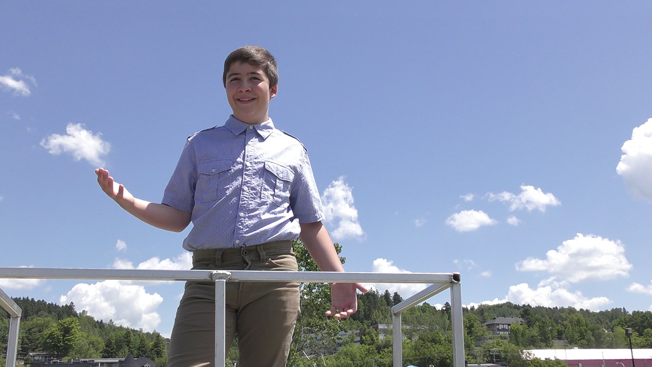 Normand DeLessard présente Samuel Boutin 13 ans de Beauceville