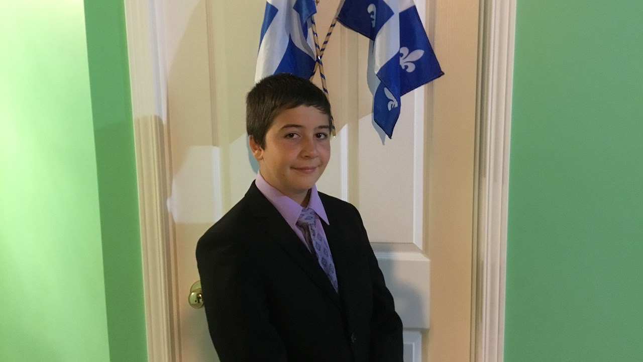 Normand DeLessard présente Samuel Boutin 13 ans de Beauceville