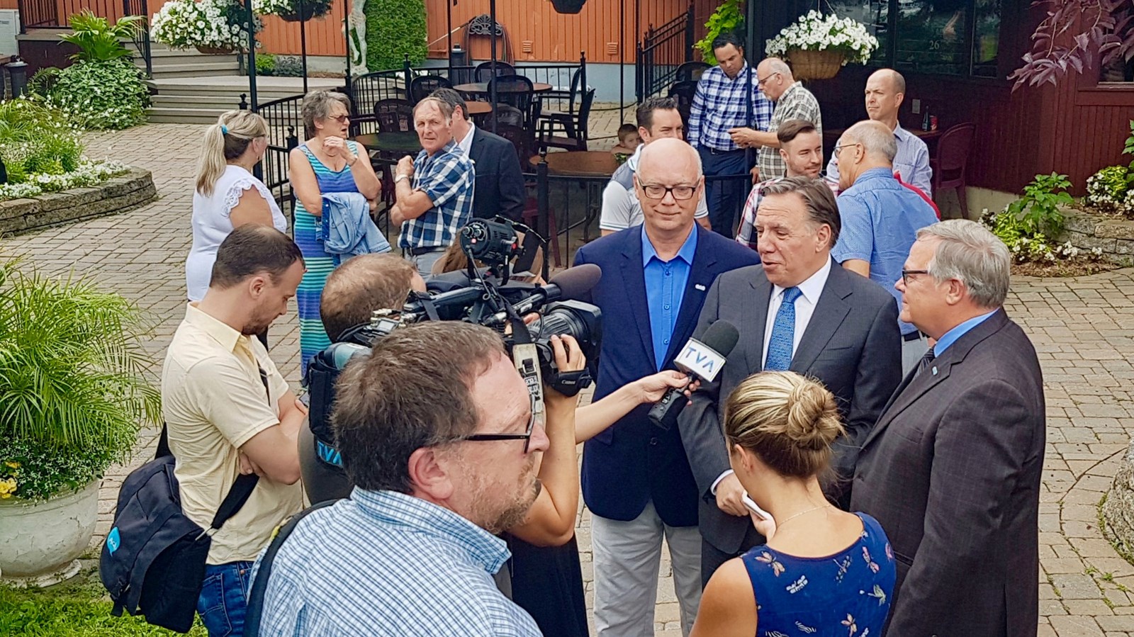 François Legault a présenté à Scott son candidat dans Beauce-Nord