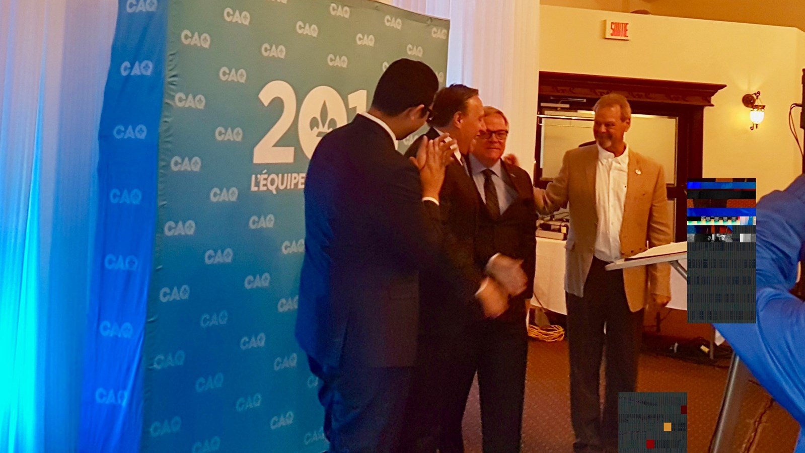 François Legault a présenté à Scott son candidat dans Beauce-Nord