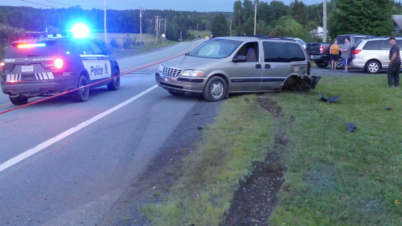 Un septuagénaire victime d'un malaise cause un accident entre St-Côme et St-Georges