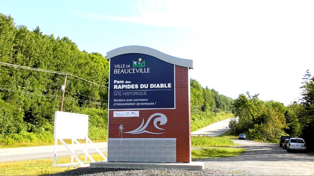Normand DeLessard présente le parc des Rapides-du-Diable à Beauceville