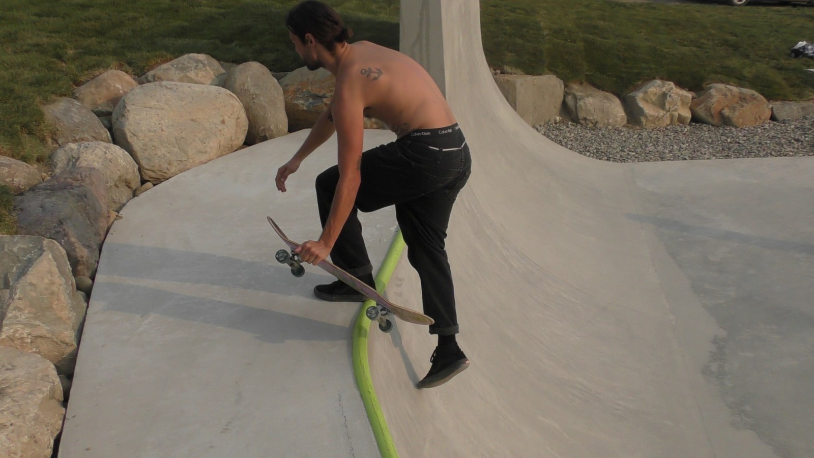 Normand DeLessard présente le nouveau skateparc de St-Georges