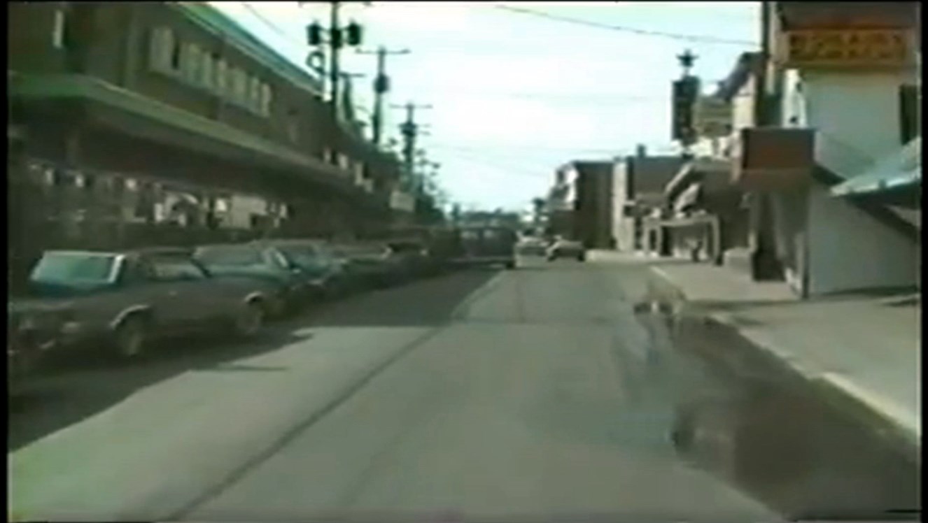Normand DeLessard présente le centre-ville de St-Georges-de-Beauce en 1980