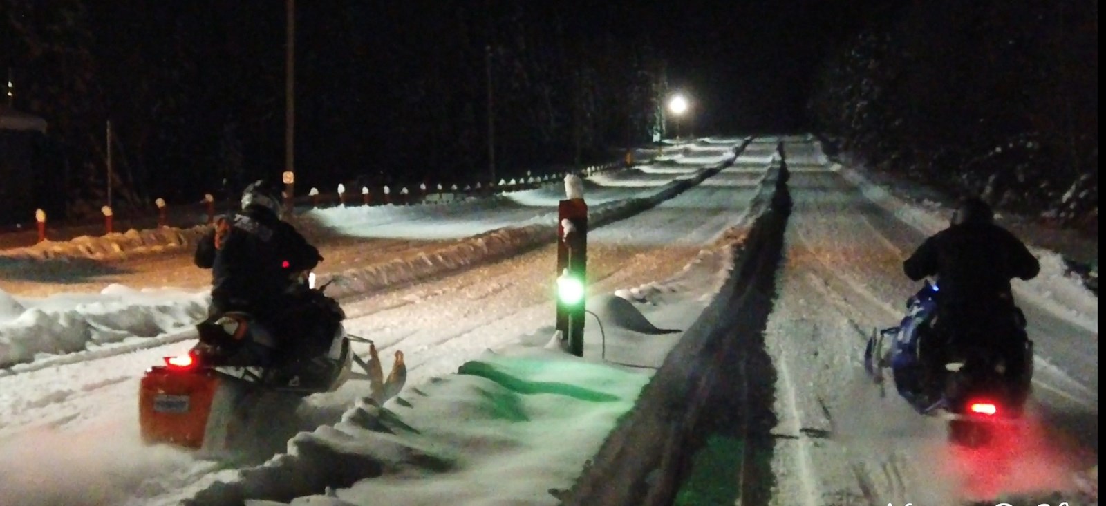 Normand DeLessard présente le drag de motoneige de Beauceville