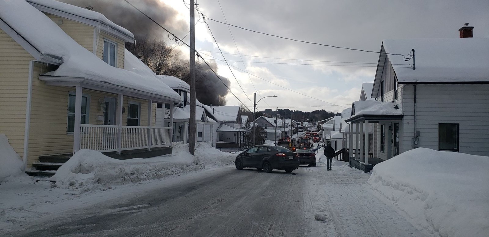 VIDÉO : Un incendie dans l'Ouest de Saint-Georges
