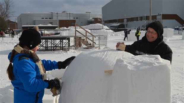 Le Festival de sculptures sur neige de Saint-Georges a 20 ans