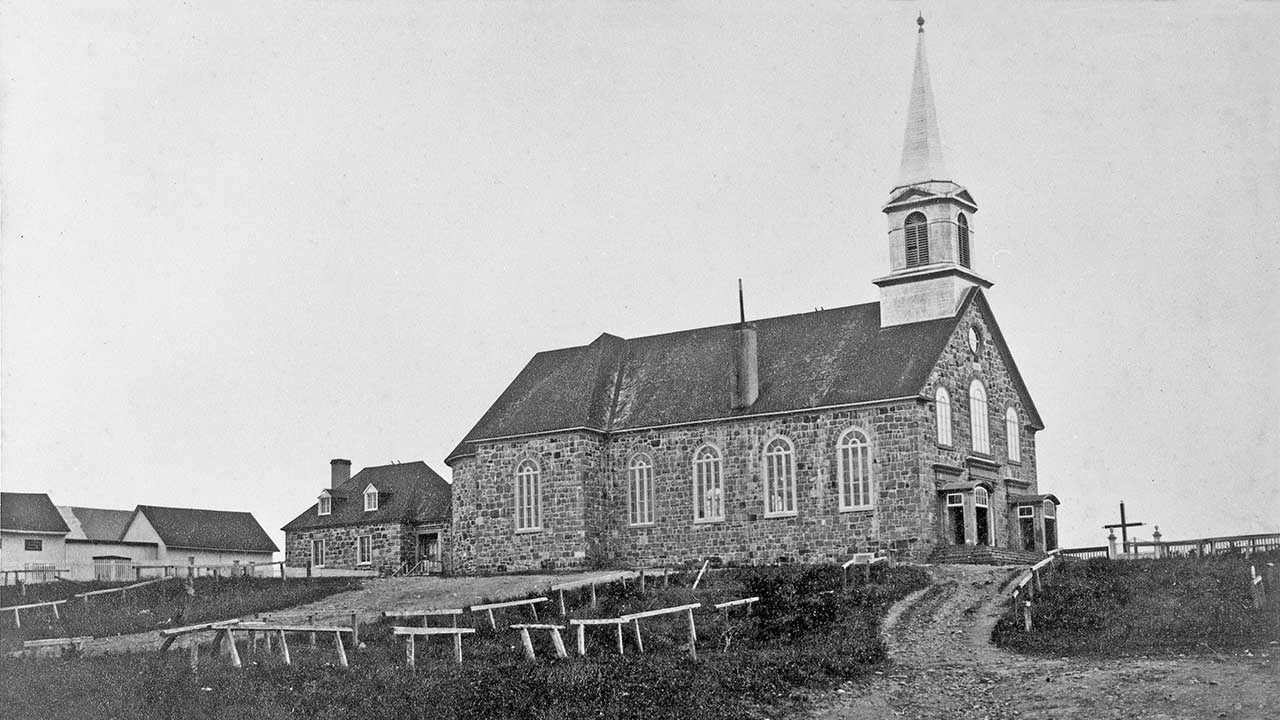 L'ÉGLISE DE 1862 À SAINT-GEORGES