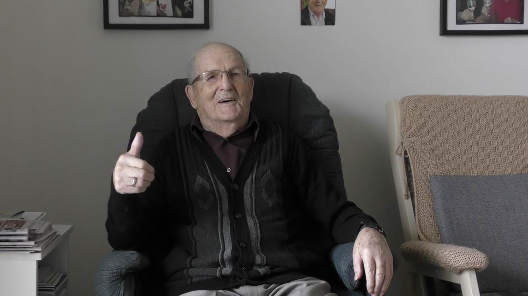 Normand DeLessard présente les 103 ans de M. Lucien Poulin