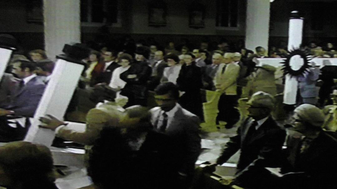 Normand DeLessard présente le Jour du Seigneur à St-Éphrem en 1982