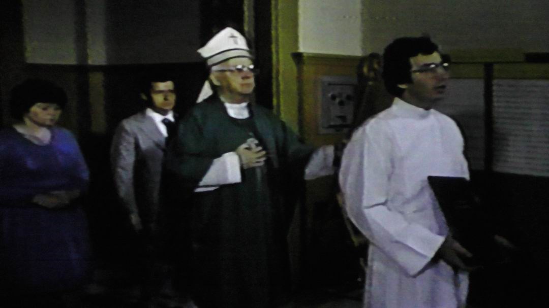 Normand DeLessard présente le Jour du Seigneur à St-Éphrem en 1982