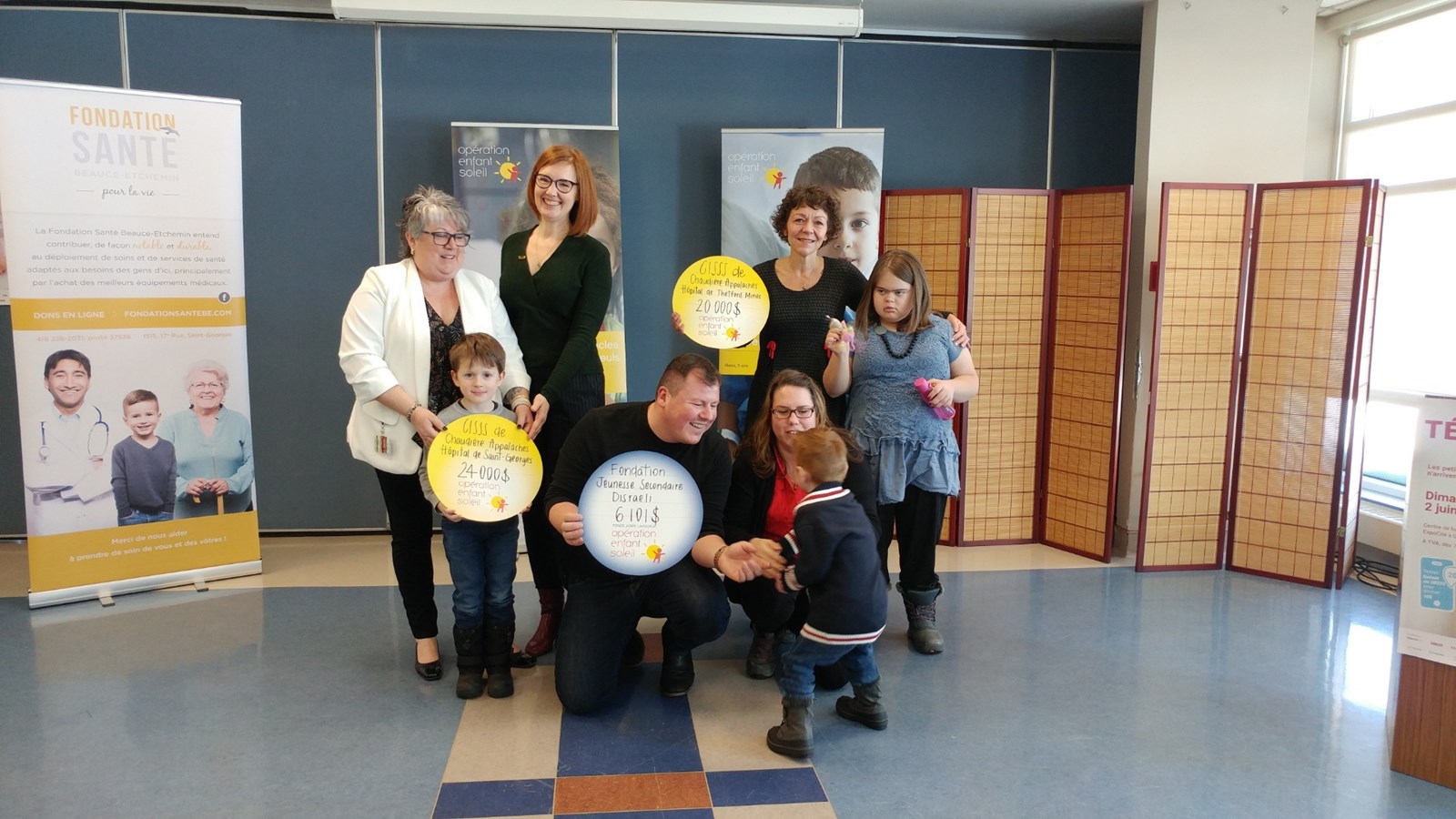Opération Enfant Soleil : 50 101 $ remis pour les enfants de Chaudière-Appalaches