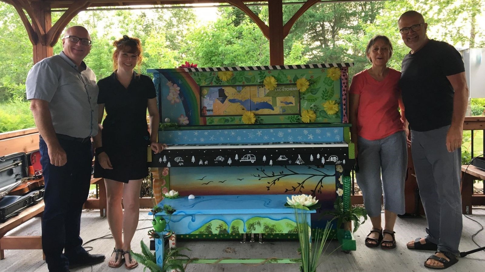 Lac-Etchemin a maintenant son piano public !