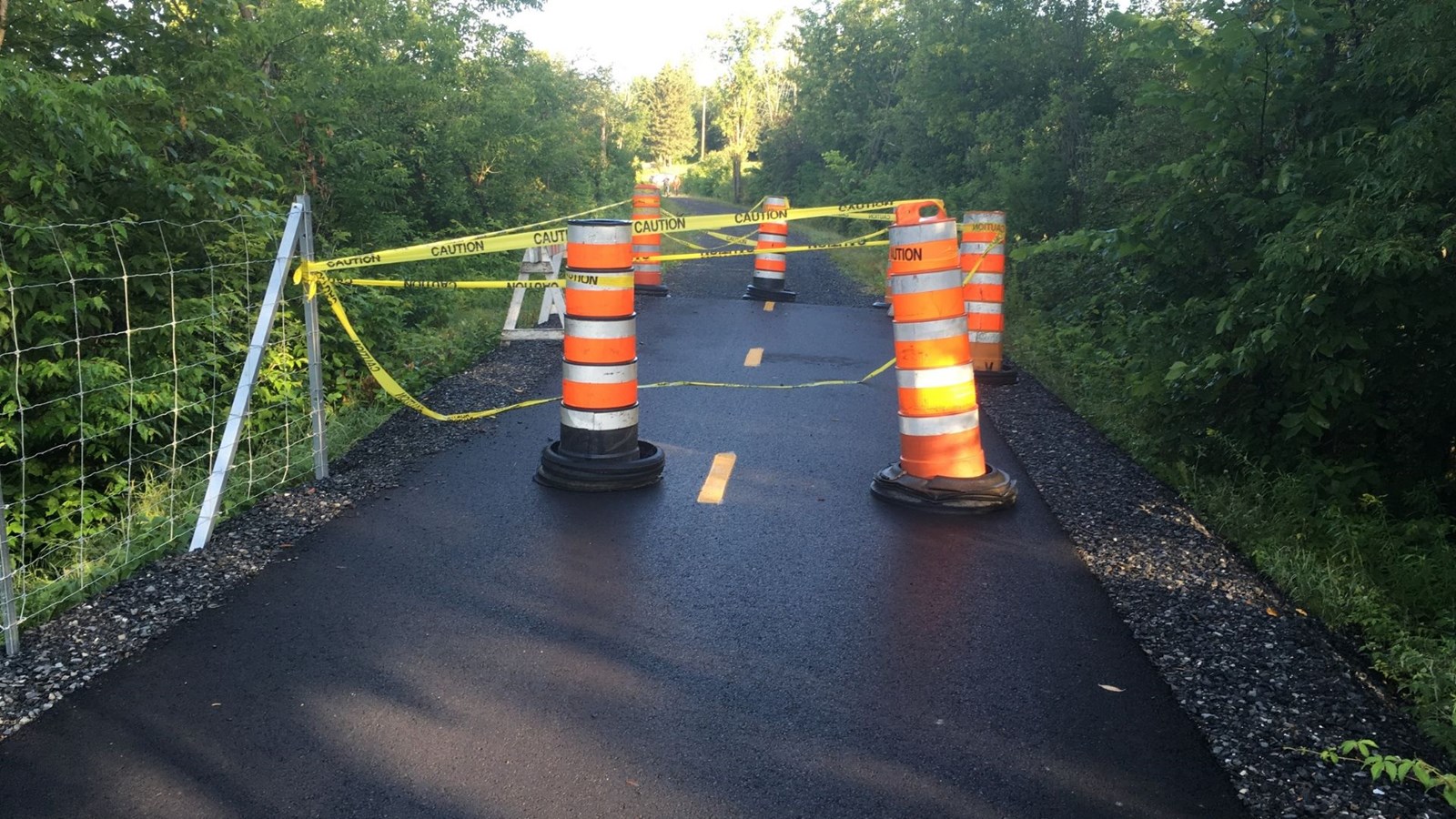 Fermeture pour un temps indéterminé de la piste cyclable à Beauceville