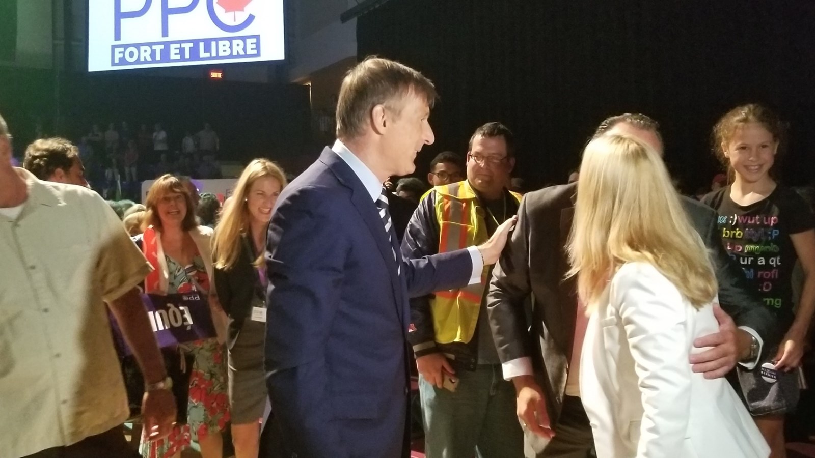 Lancement du Parti populaire du Canada : Maxime Bernier acclamé par ses partisans