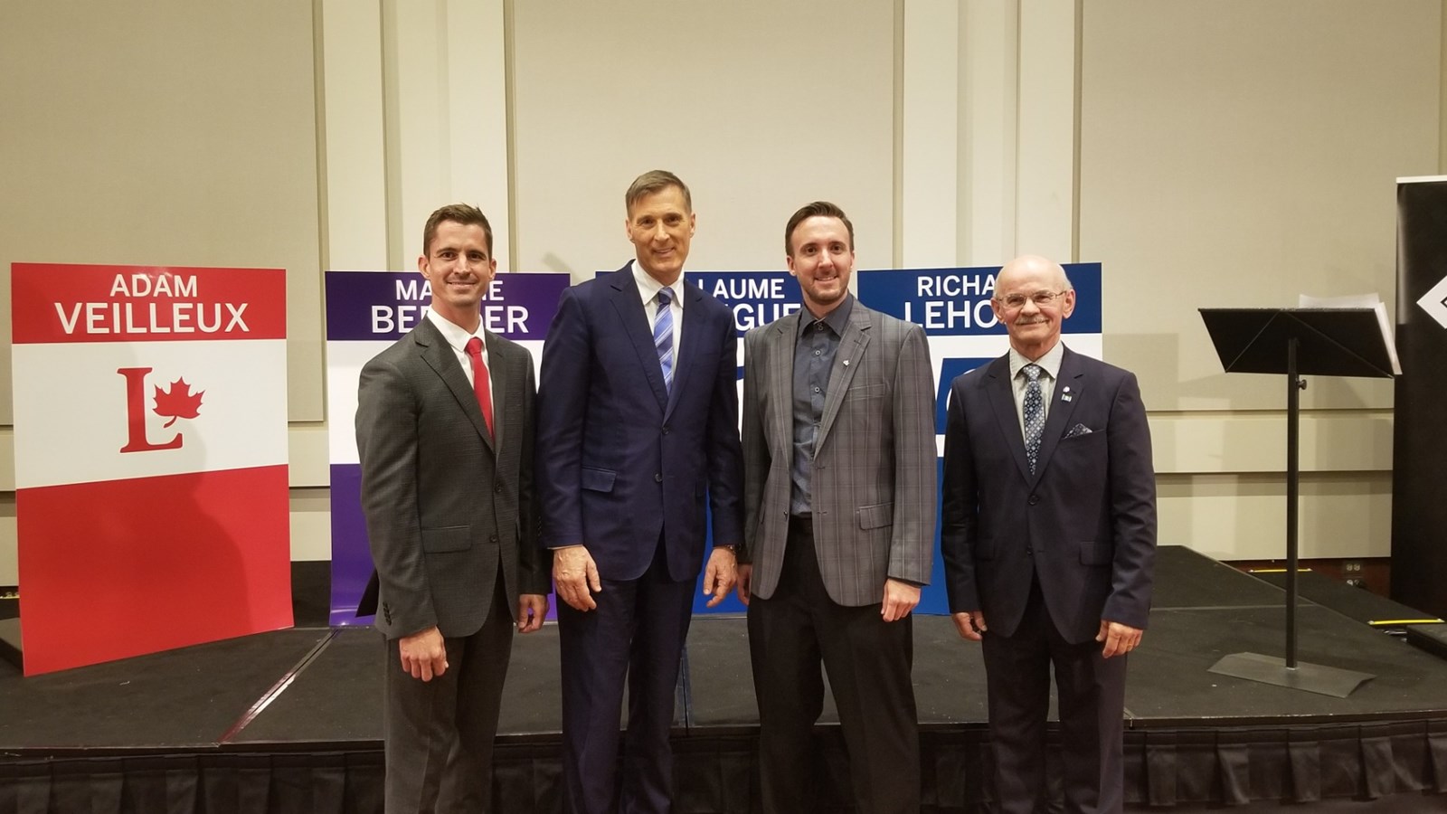 Débat électoral en Beauce : Maxime Bernier attaqué de toute part