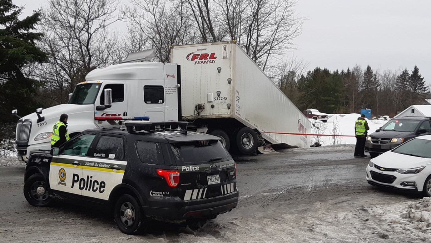 Accident mortel sur la Route 173 à Saint-Georges