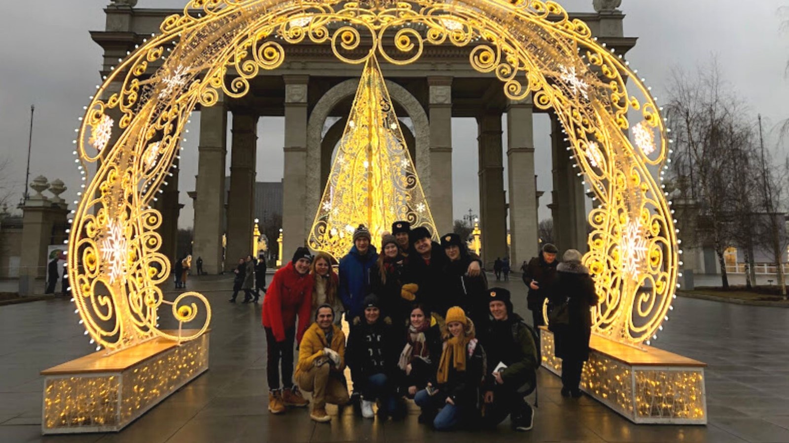 La troupe de L'École Jésus-Marie de Beauceville était à Moscou du 1er au 13 décembre. 