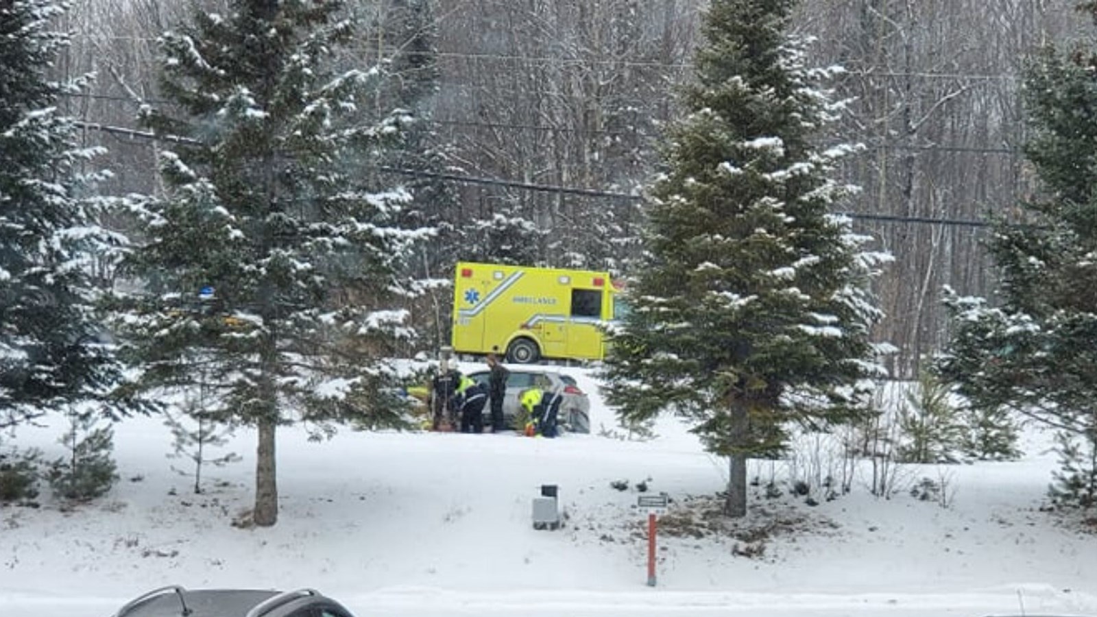 Une personne inconsciente dans un véhicule à Saint-Georges