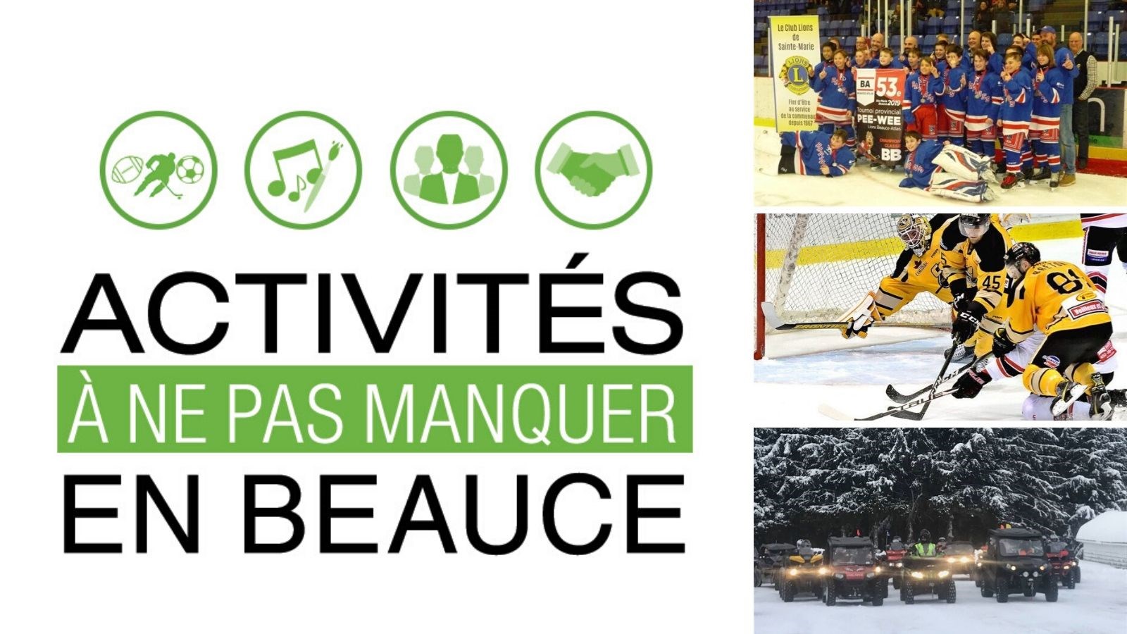 Quoi faire en Beauce du 10 au 12 janvier