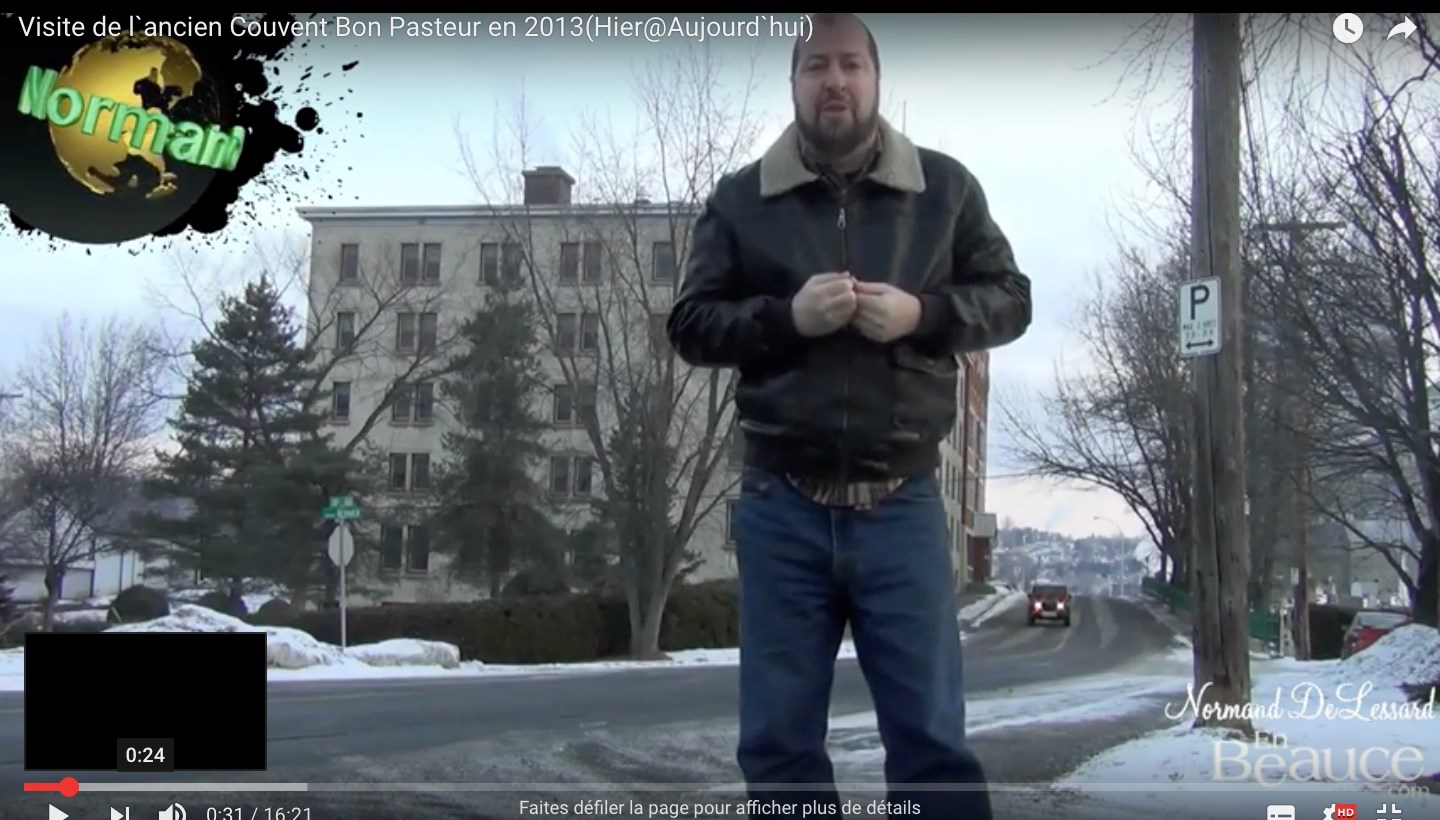 Normand De Lessard présente la visite de l'ancien Couvent Bon Pasteur en 2013