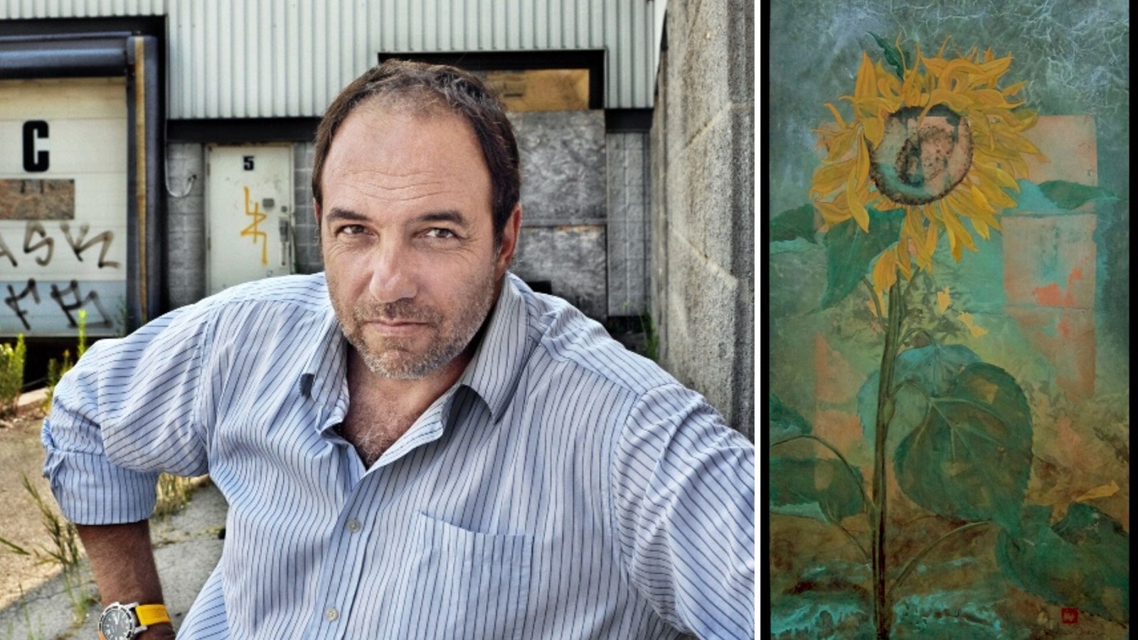 Denis Bernard et oeuvre de Yolande Bernier