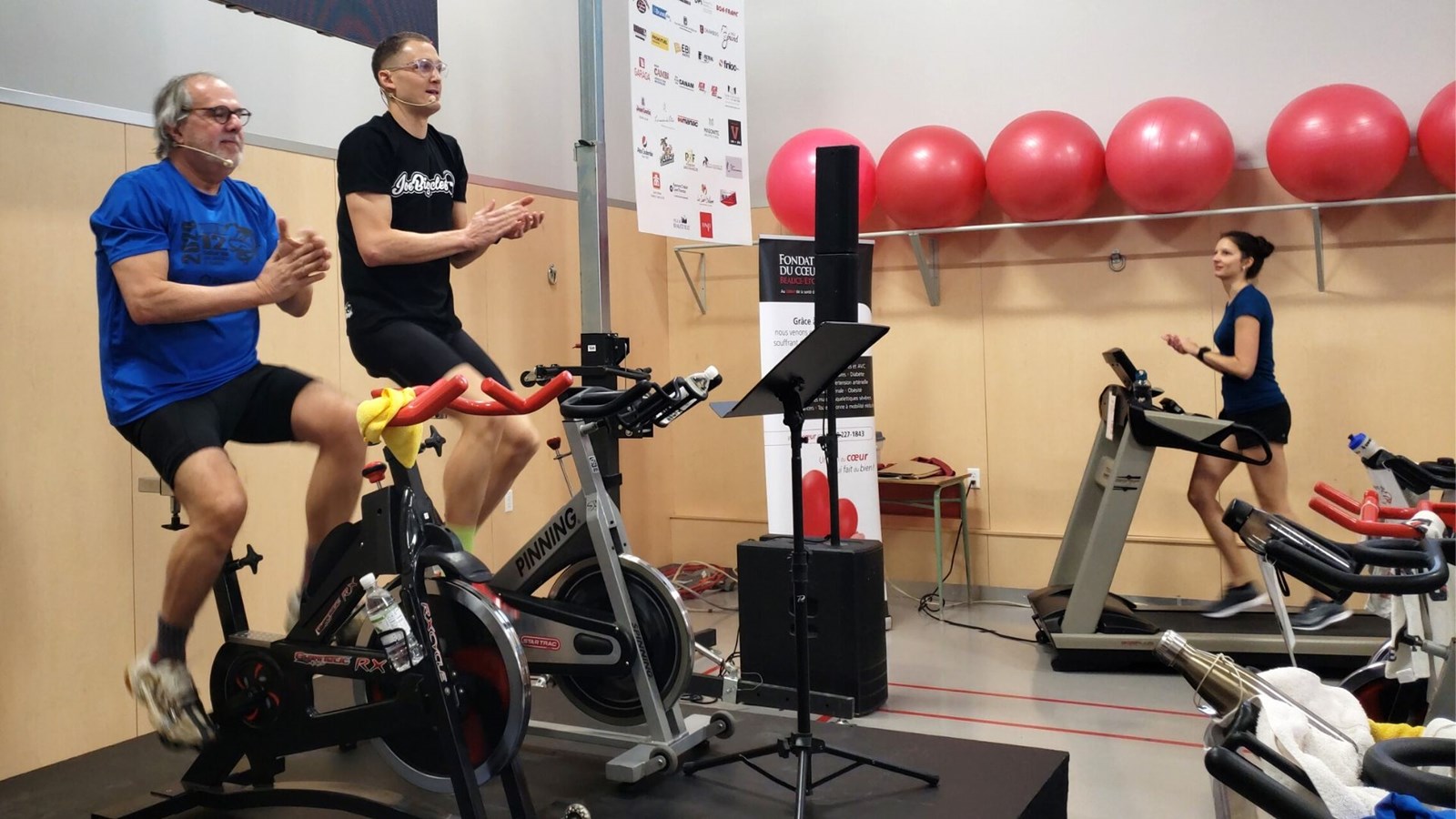 Le maire de Saint-Georges et Simon LeBlanc animent le 7e Cardio-thon