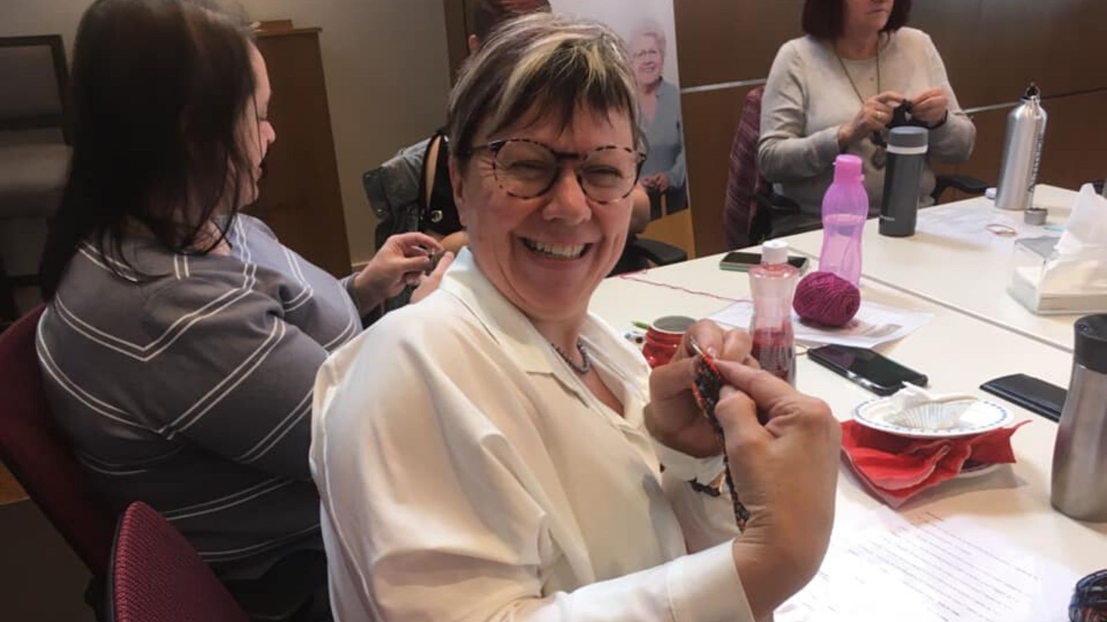 Tricoter pour la bonne cause