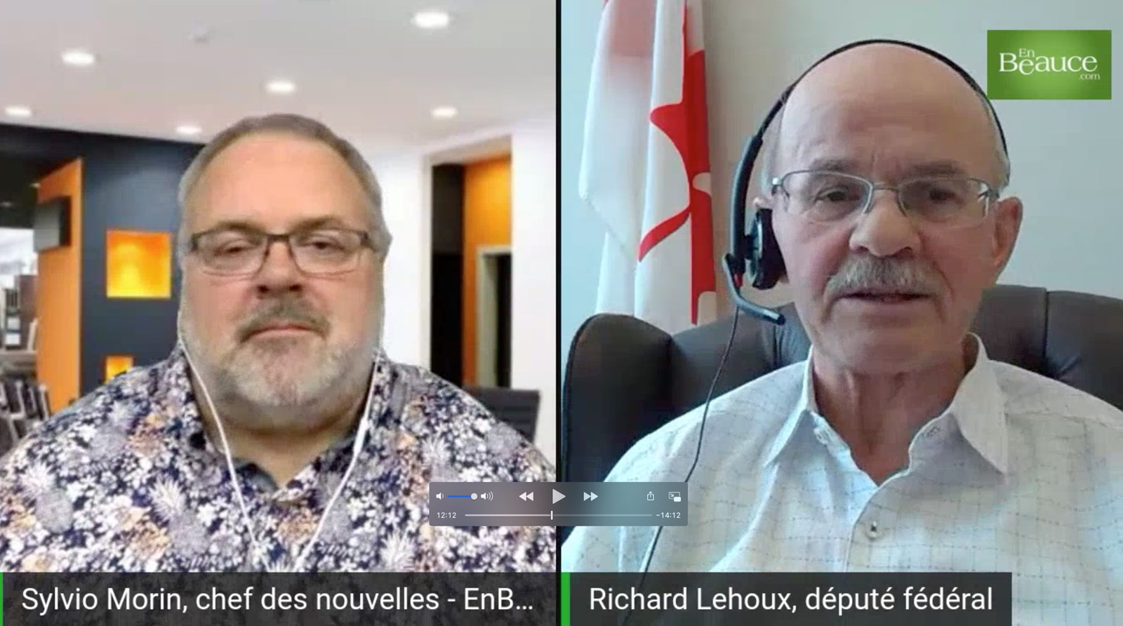Nos députés et la crise du coronavirus: entretien avec Richard Lehoux, circonscription fédérale de Beauce