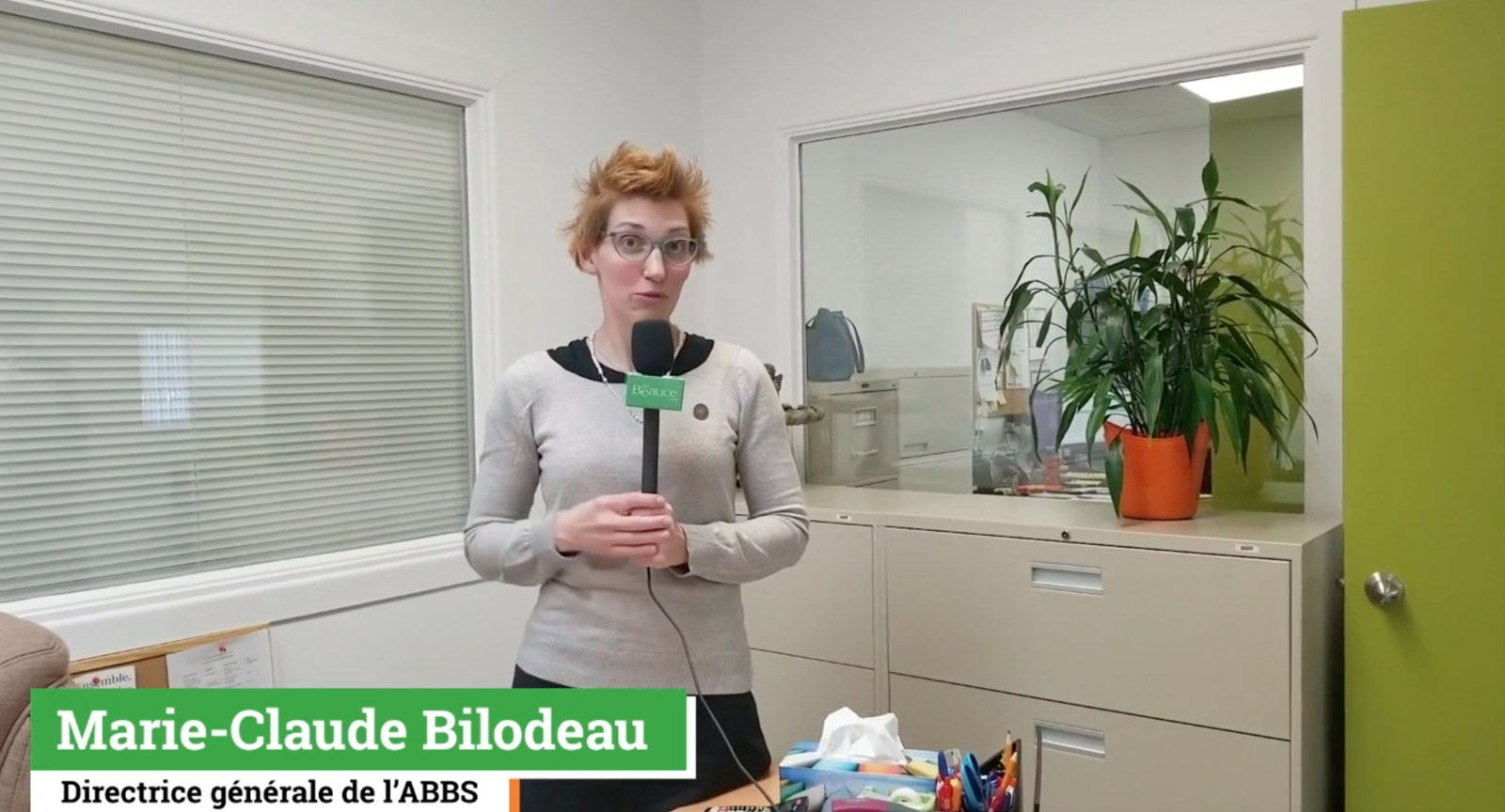 Marie-Claude Bilodeau, directrice générale de L’Association bénévole Beauce-Sartigan